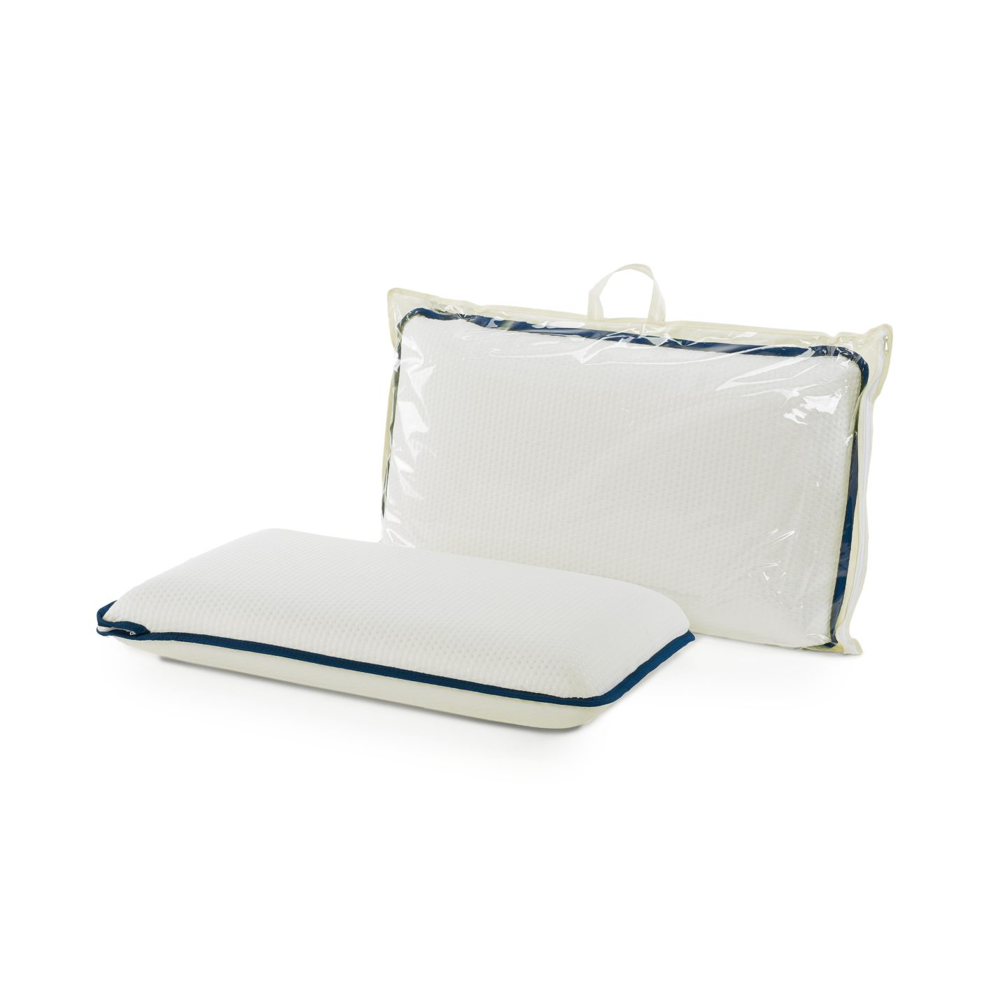 Cuscino in memory foam Pillow rivestimento e bordo