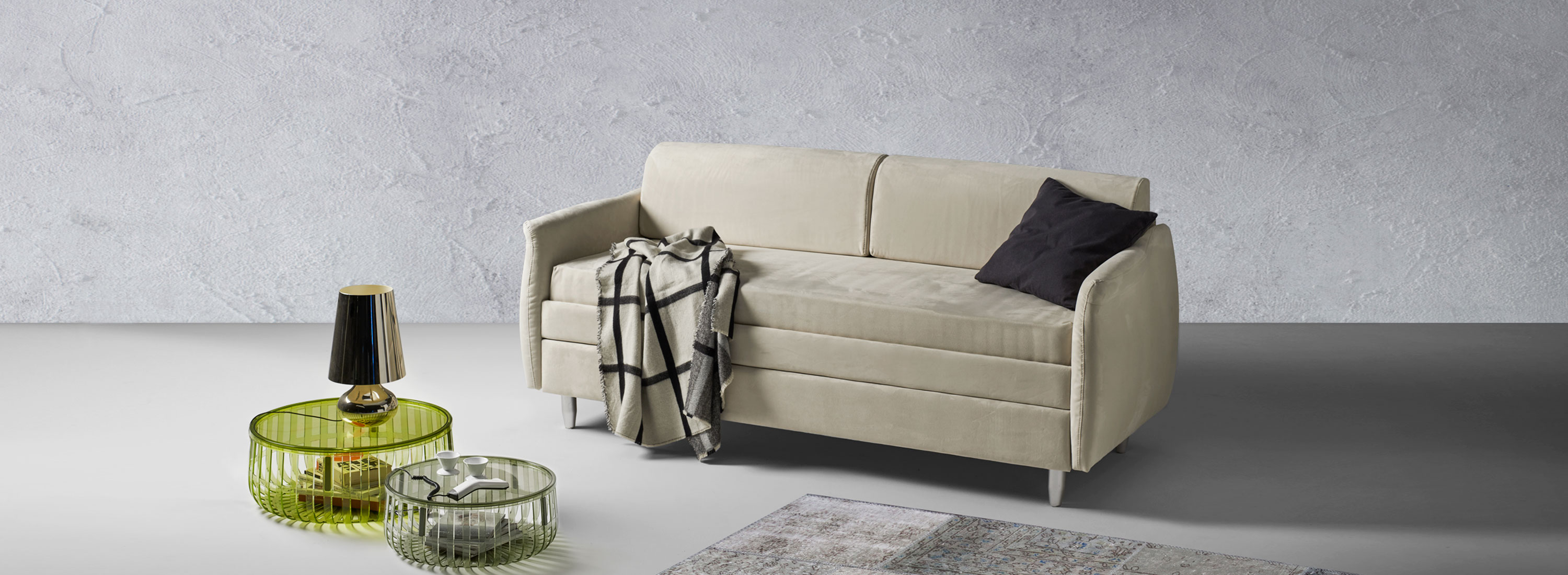 Divano letto a castello Alex Flu 3000x1100